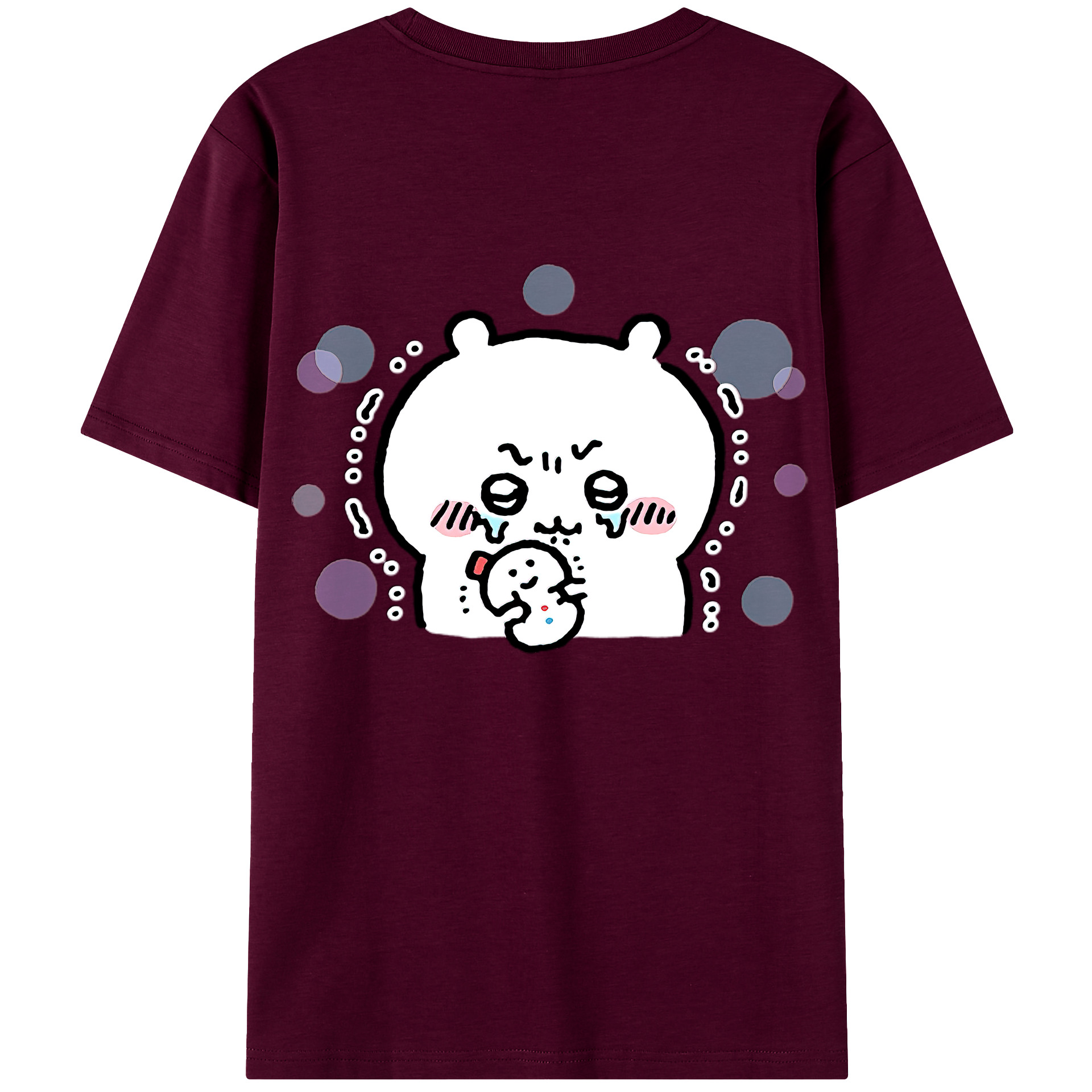 （画像用） ちいかわ ちいかわ Chii-kawa chiikawa レディース半袖Tシャツ(バックプリント)